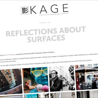KAGE … an international photography collective … Surface(s) … Reflections About Surfaces