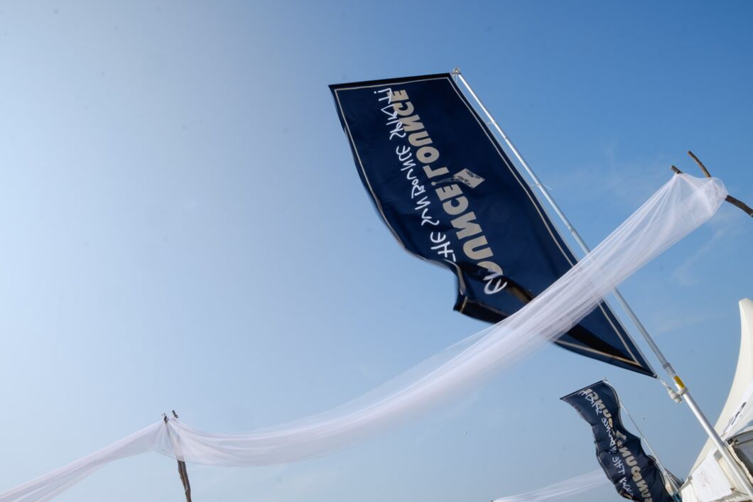 Zingst 2016 … Die Sunbounce Lounge am Ende des Tages … Sunbounce Lounge at the end of the da